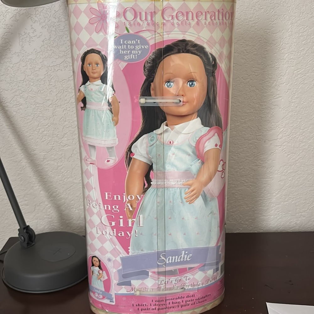 Blue and Pink Dolls with Accessories - Picture 4 of 4